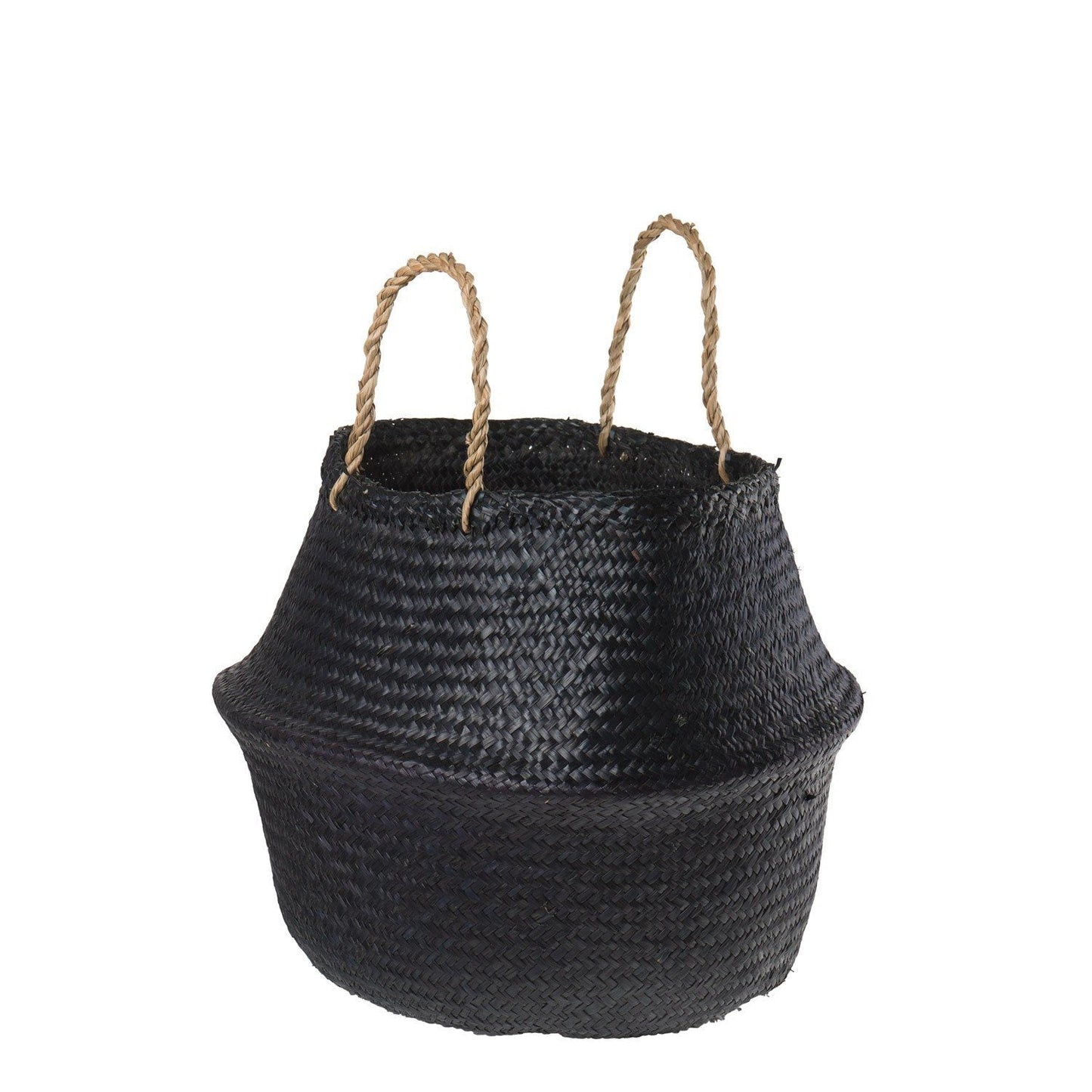 Panier à Linge Jonc de Mer Noir