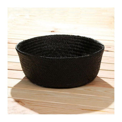 Panier à Linge Jonc de Mer Noir