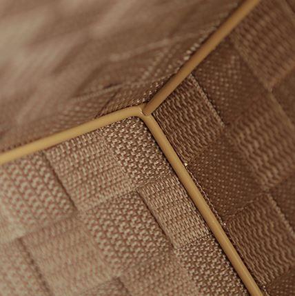 Panier à Linge Nylon Tressé Beige