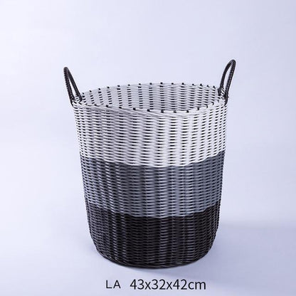 grande taille Panier à Linge Plastique Souple 3 Couleurs