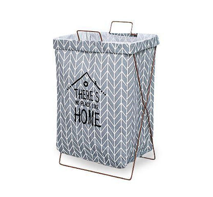 Panier à Linge Pliable Gris