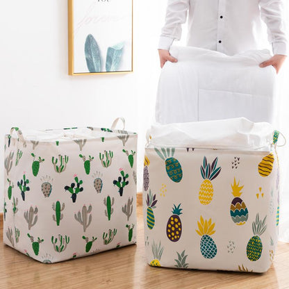Panier à Linge Rectangulaire Ananas