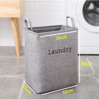 Panier de Linge Rectangle gris