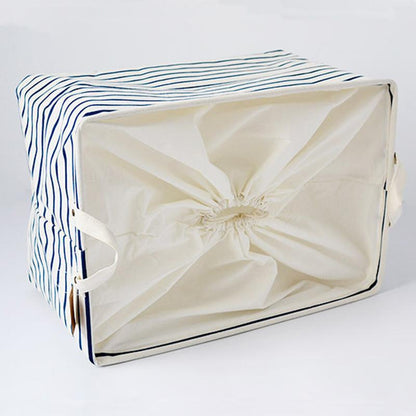 Panier à Linge Rectangulaire Style Marin