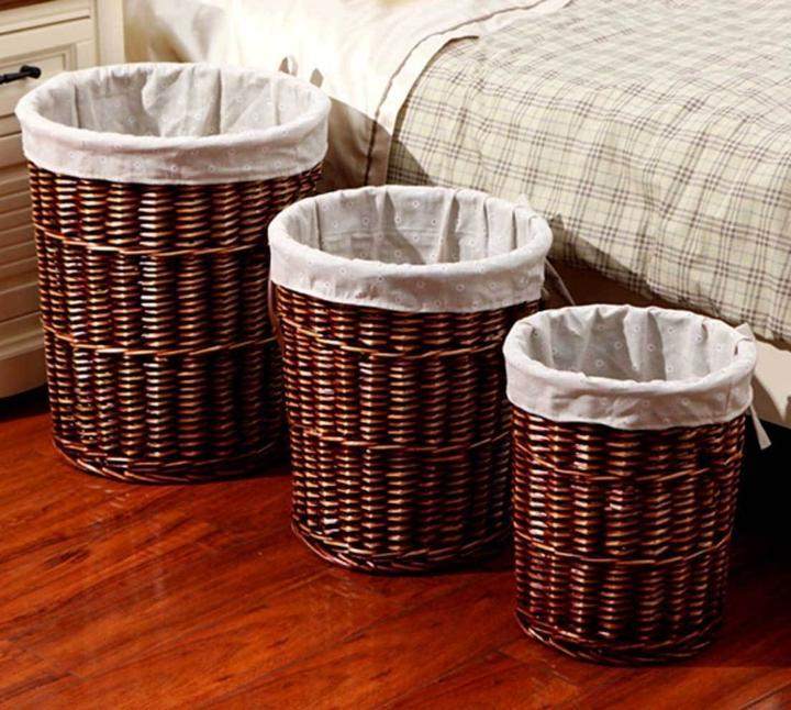 Panier à Linge Sale en Osier Tradition