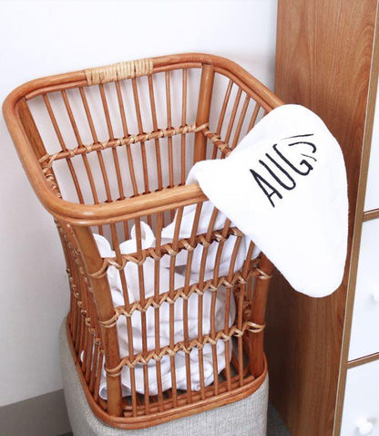 Panier à Linge Sale en Rotin Idealis
