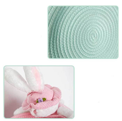 Panier à Linge Sale pour Bébé Turquoise