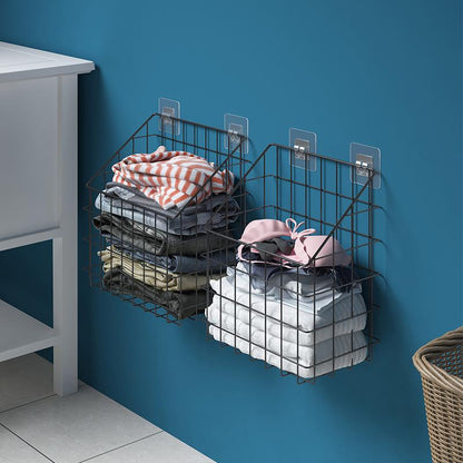 Panier à Linge Suspendu en Métal