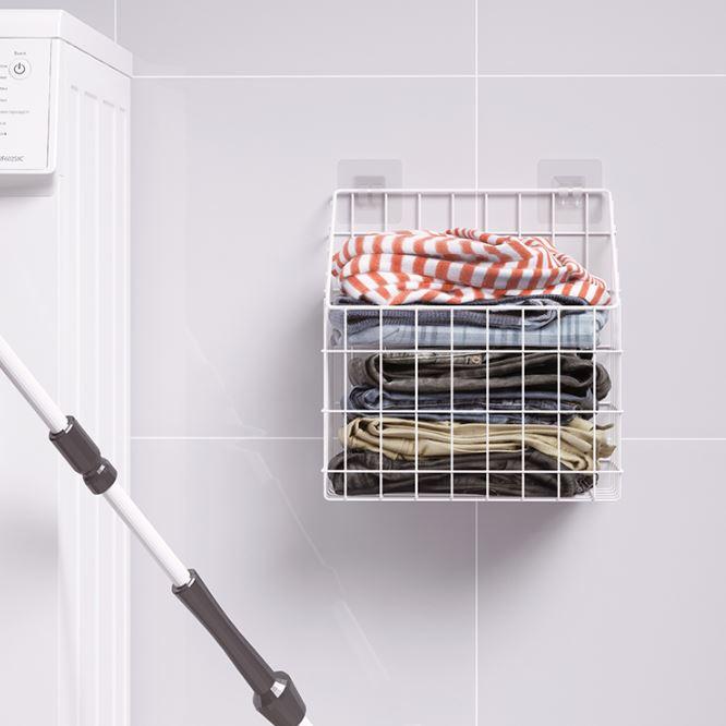 Panier à Linge Suspendu en Métal