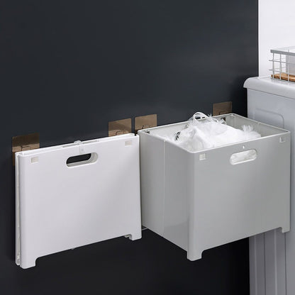 Panier à Linge Suspendu en Plastique Versatile Blanc