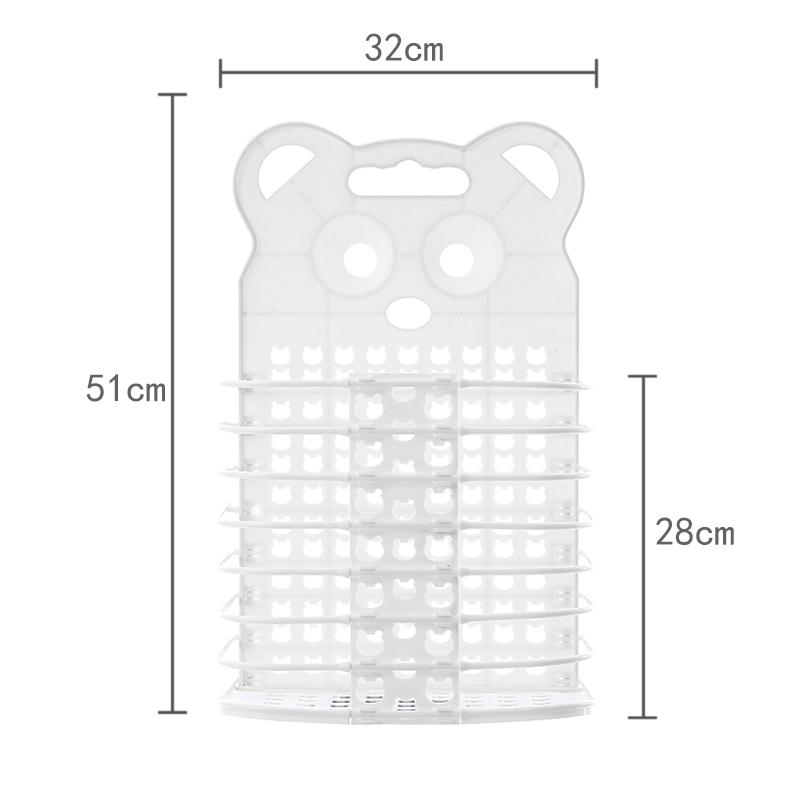 Panier à Linge Suspendu Forme Ourson blanc