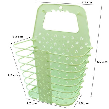 Panier à Linge Suspendu Vert Pomme