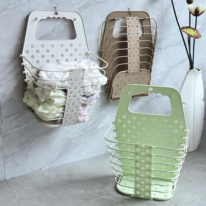 Panier à Linge Suspendu Vert Pomme