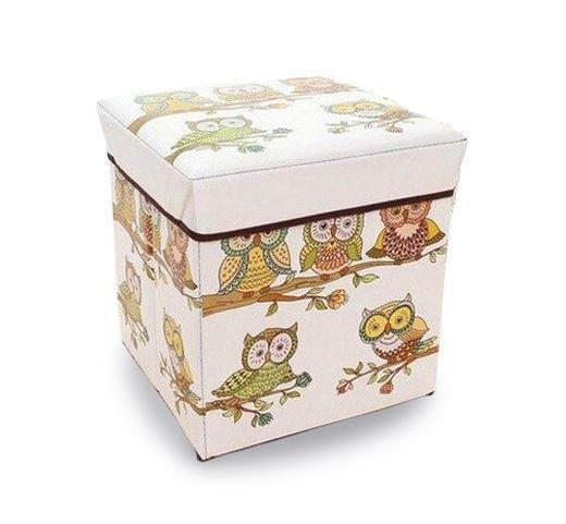 Panier à Linge Tabouret Chouette