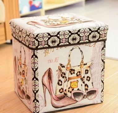 Panière Linge Tabouret Fashion