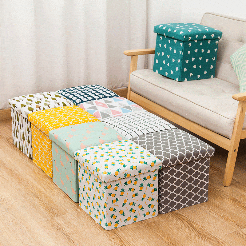 Panier à Linge Tabouret Multi Design