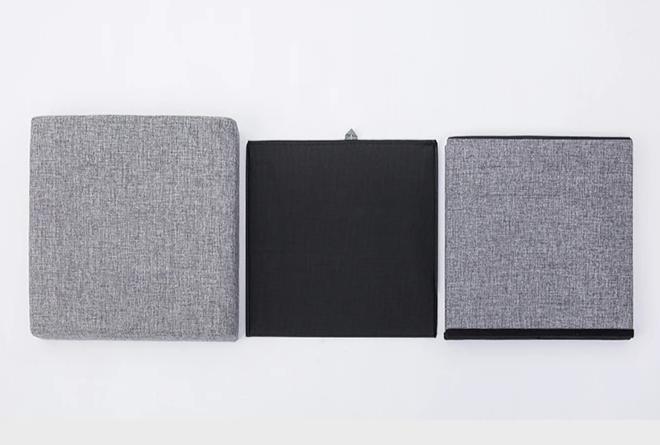 Panier à Linge Tabouret Siège Gris classique