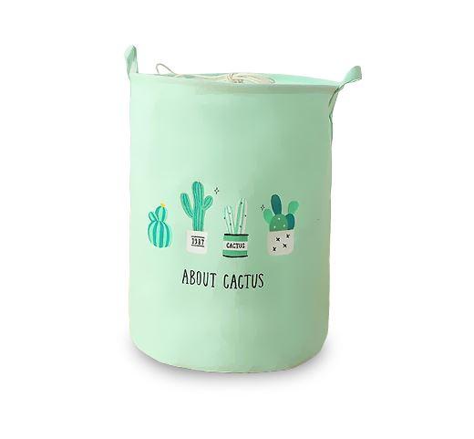 Panier à Linge Tissu Cactus
