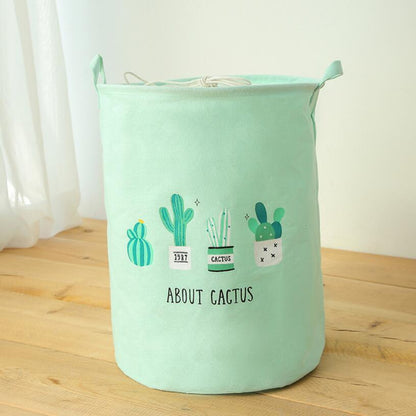 Panier à Linge Tissu Cactus