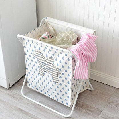 panier pliable Tissu Beige