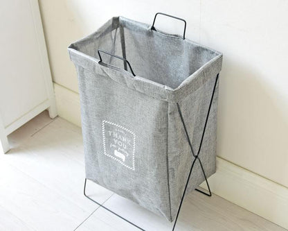 Panier à Linge Tissu Effet Jean