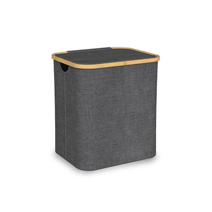 Panier à Linge Tissu Rectangulaire Gris Lovell