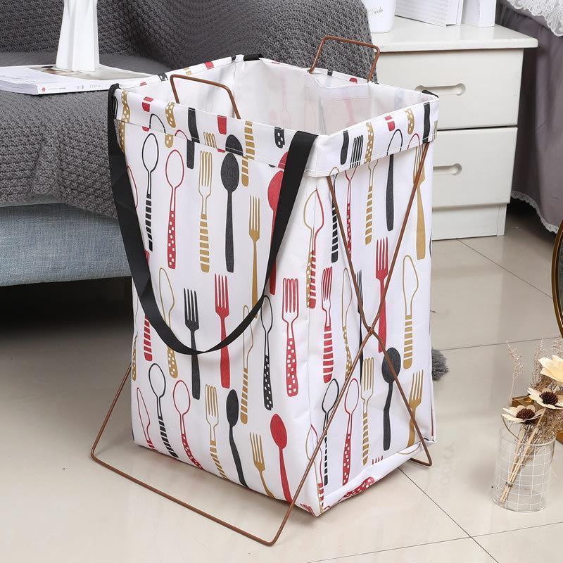 Panier à Linge Tissu </br>Rétro Fork