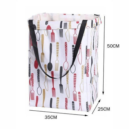 Panier à Linge Tissu </br>Rétro Fork