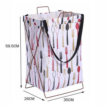 Panier à Linge Tissu </br>Rétro Fork