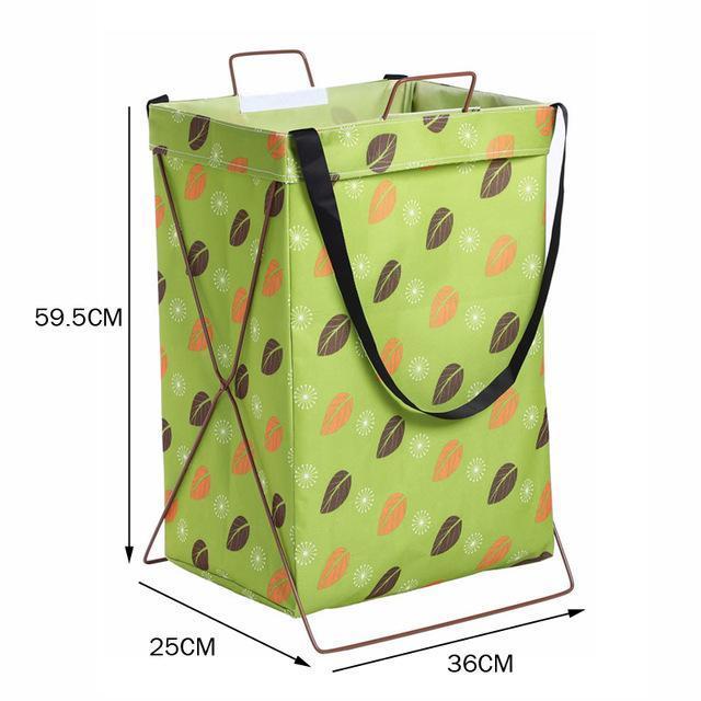 Panier à Linge Tissu </br>Vert Tilia