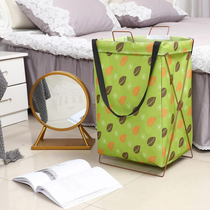 Panier à Linge Tissu </br>Vert Tilia