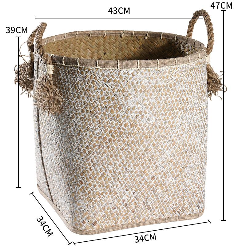 Panier à Linge Tressé Design Kem