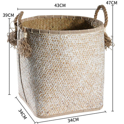 Panier à Linge Tressé Design Kem