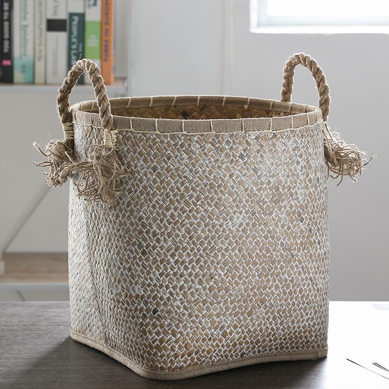 Panier à Linge Tressé Design Kem