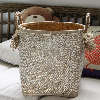 Panier à Linge Tressé Design Kem