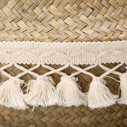 Panier Boheme Pompons Rosaa