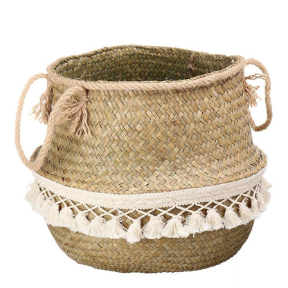 Panier Boheme Pompons