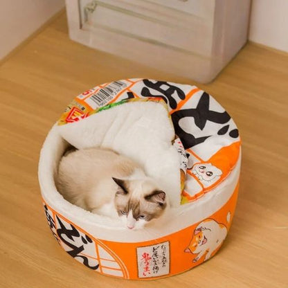 niche pour chat nouilles japonaises