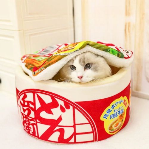 niche pour chat nouilles japonaises