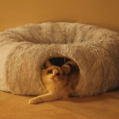 panier chat tunnel