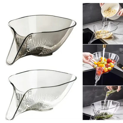 Panier de drainage & lavage transparent multifonctionnel