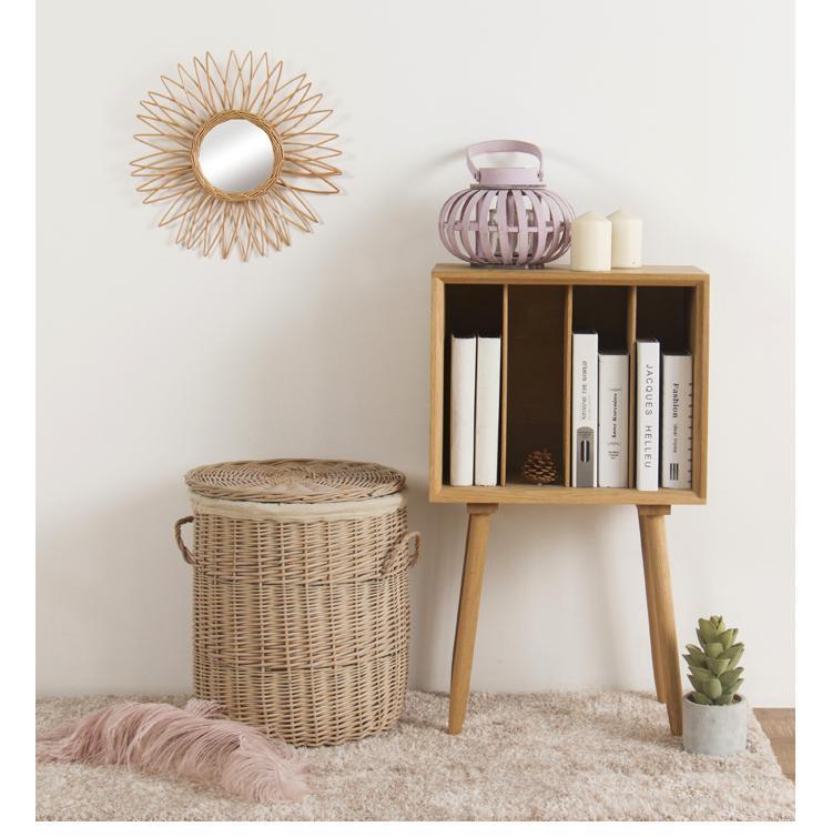 Panier de Linge en Osier Style Nordique