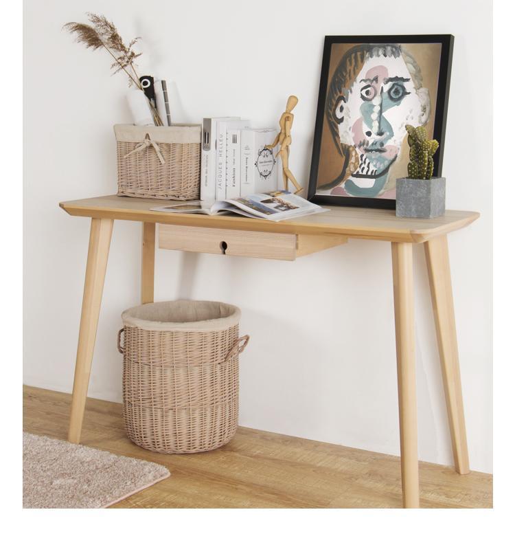 Panier de Linge en Osier Style Nordique