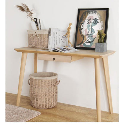 Panier de Linge en Osier Style Nordique