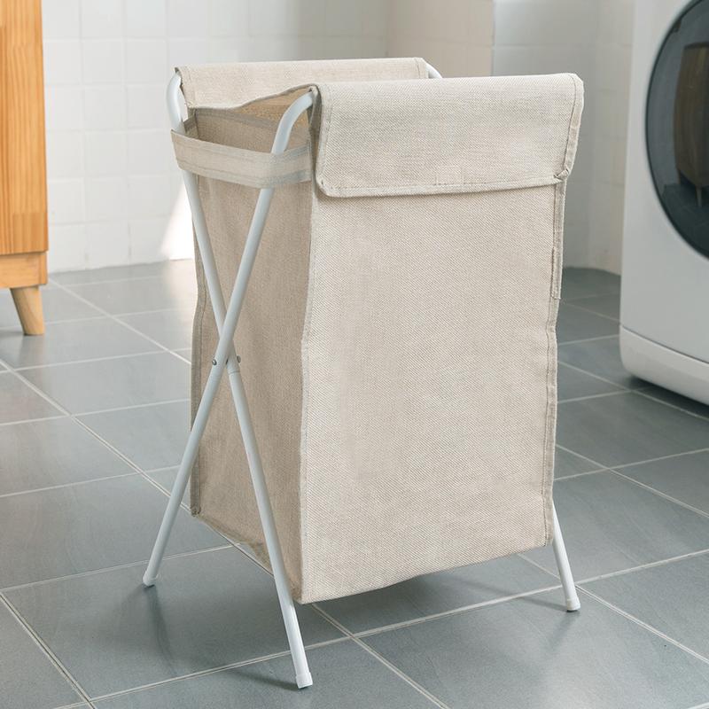 Panier de Linge Pliable Beige Limpide