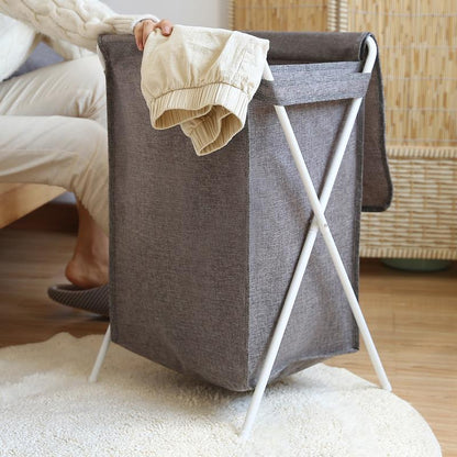 Panier de Linge Pliable Beige Limpide