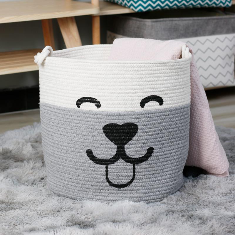 Panier de Linge Sale Bébé Ours Souriant