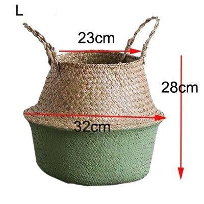Panier de Rangement Jonc de Mer  taille L