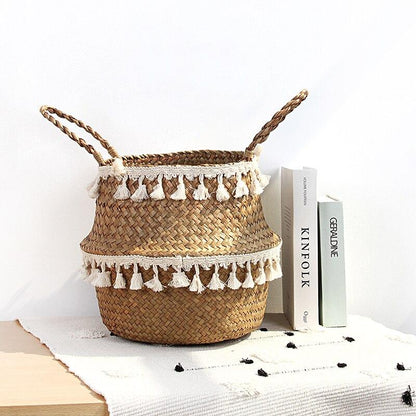 Panier en Jonc de Mer pour Cactus