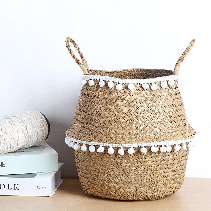 Panier en Jonc de Mer pour Cactus